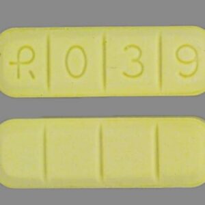 R039 Yellow Xanax Pills
